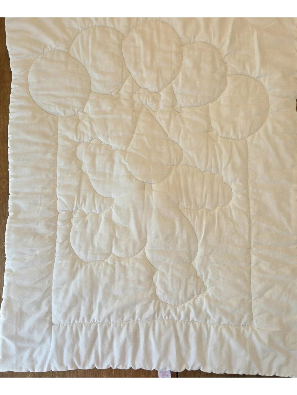 Vintage Bedtime Originals Lambs & Ivy Baby Quilt Blanket Clown Balloons...